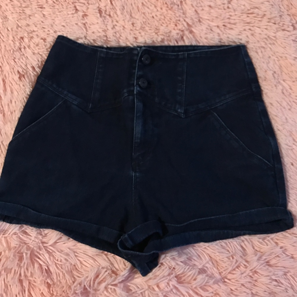 Silence + Noise High Waisted Shorts